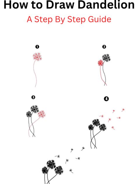 How to Draw Dandelion - Cool Drawing Idea