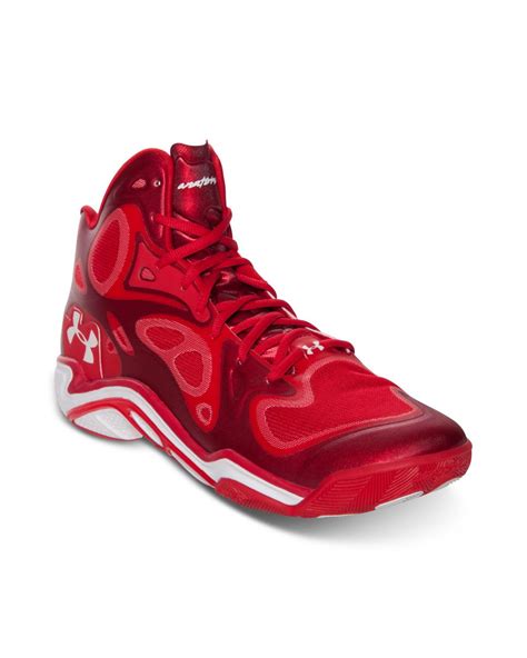 Under Armour Mens Micro G Anatomix Spawn Basketball Sneakers From ...