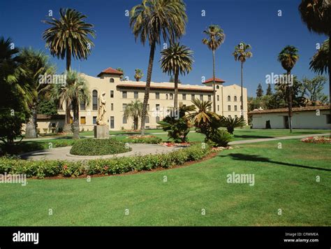 Santa Clara University campus landscape Stock Photo - Alamy