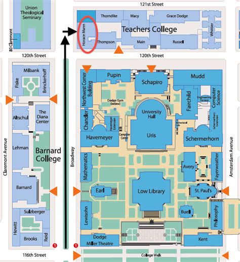 Columbia College Campus Map