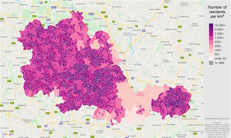 West-Midlands-county population stats in maps and graphs.