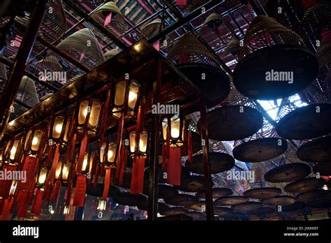 Man Mo Temple in Hong Kong Stock Photo - Alamy