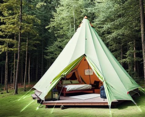 Premium Photo | Tent on the mountain camping