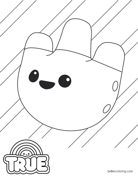 True Rainbow Kingdom Coloring Pages