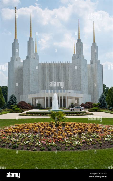 Mormon temple dc hi-res stock photography and images - Alamy