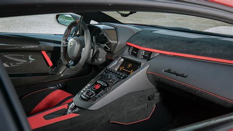 Lamborghini Aventador Matte Black Interior