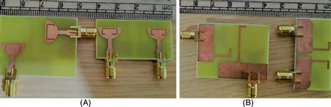 Fabricated antenna‐D and antenna‐E | Download Scientific Diagram