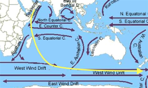 Images Of Ocean Currents - Ocean currents that occur at or near the ...