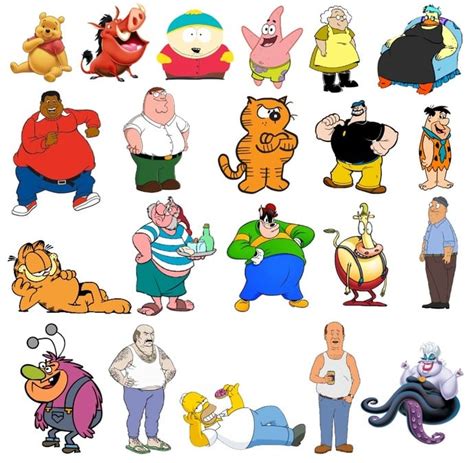 15 Fat Cartoon Characters With The Jiggliest Bellies