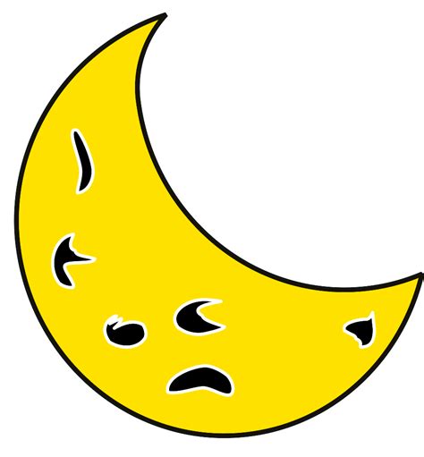 Moon Clip Art at Clker.com - vector clip art online, royalty free ...