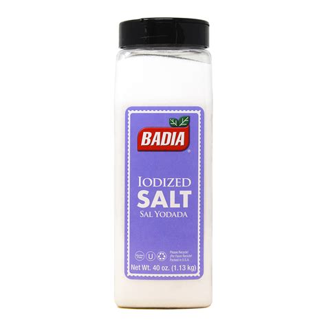 Iodized Salt - 40 oz - Badia Spices