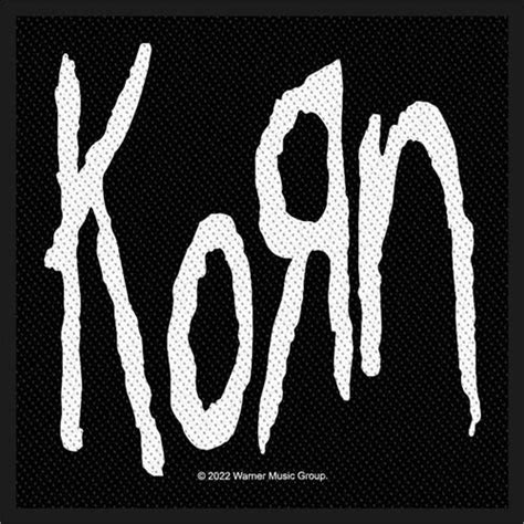 Korn Logo 4" x 4" Printed Woven Patch