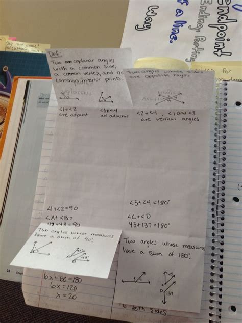 Angle Pairs