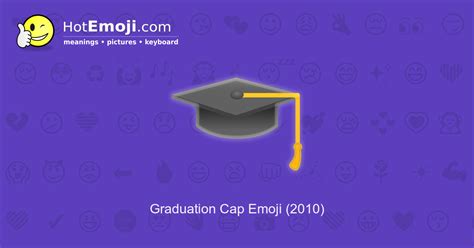 🎓 Graduation Cap Emoji Meaning with Pictures: from A to Z