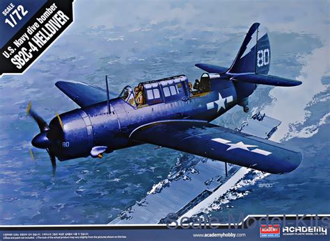 Academy - Bomber SB2C Helldiver - plastic scale model kit in 1:72 scale ...