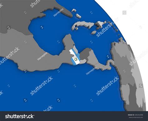 Political Map Guatemala National Flag Symbol Stock Illustration ...