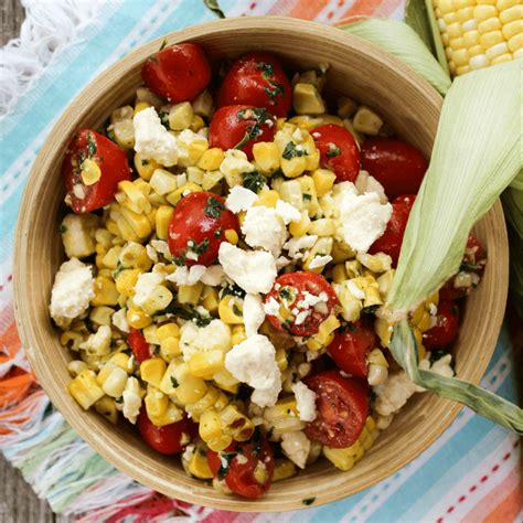 Charred Corn and Feta Salad - Simply Made Recipes