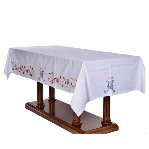 Altar Cloth with Marian symbol 45% cotton, 55% polyester | online sales ...