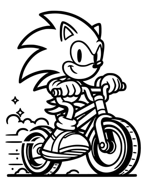 50 Desenhos Para Pintar E Colorir Sonic Folha A4 Inteira 1 Por