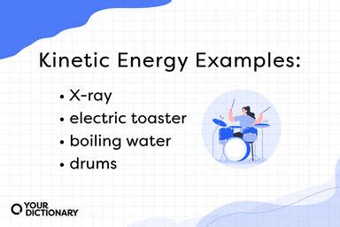 10 Examples Of Kinetic Energy