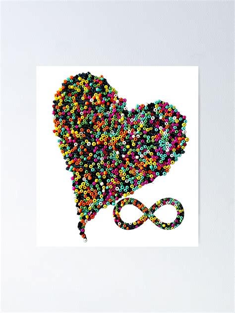 "I Love Metis Beading - Infinity symbol " Poster for Sale by ...