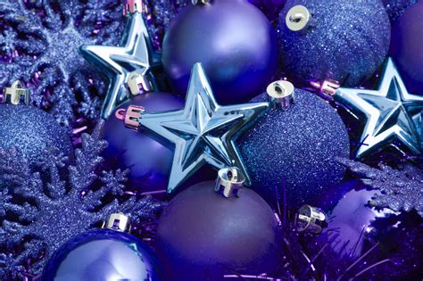 Photo of blue christmas decorations | Free christmas images