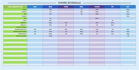 Free Weekly Schedule Templates For Excel - Smartsheet