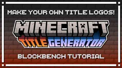 Minecraft Logo Maker