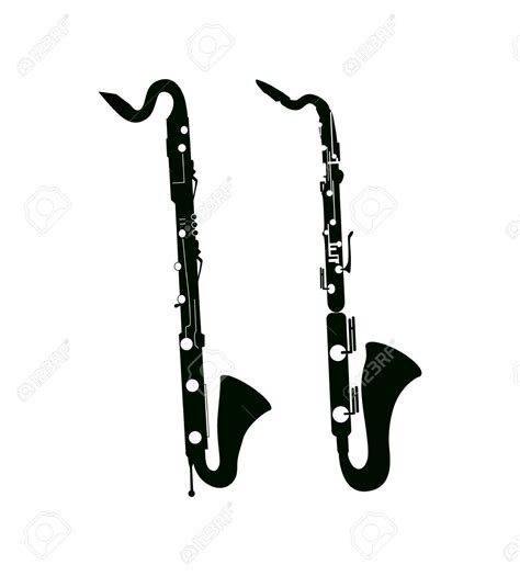 clipart clarinet silhouette - Clipground