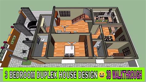 3 Bedroom Duplex House Plans | House Plan Ideas