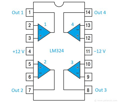 Lm324 Ic Circuit Diagram - Circuit Diagram