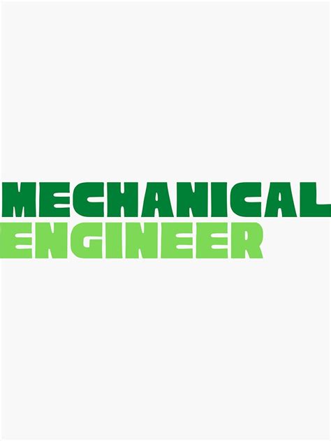 "Mechanical engineer trendy aesthetic" Sticker for Sale by Niklauss ...