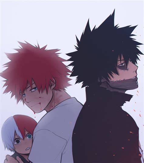 Dabi And Todoroki Shouto My Hero Academia Boku No Hero Academia Hero