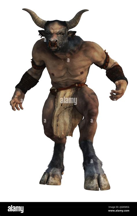 The mighty Minotaur, half man half bull, is a monster of Greek ...