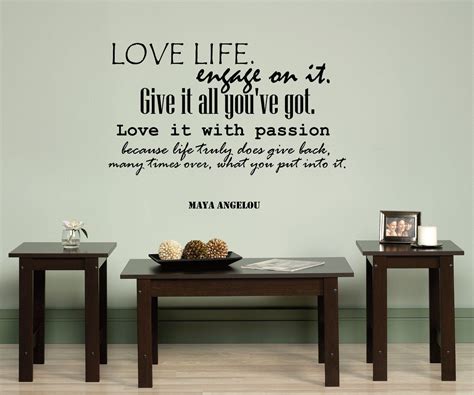 Maya Angelou Inspirational Wall Decals