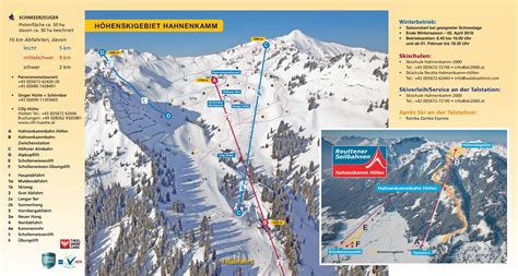 Trail map Hahnenkamm – Höfen/Reutte