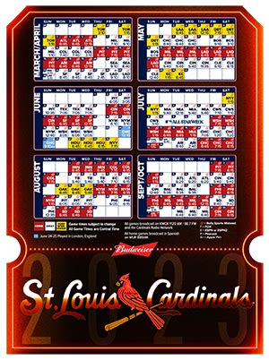 Cardinals Schedule 2024 Regular Season - Avie Margit