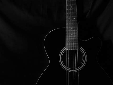 Black Acoustic Guitar Wallpapers - Wallpaper Cave