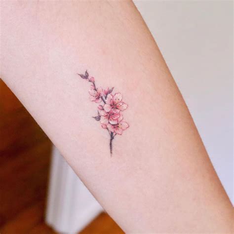 Small Sakura Flower Tattoo | Best Flower Site