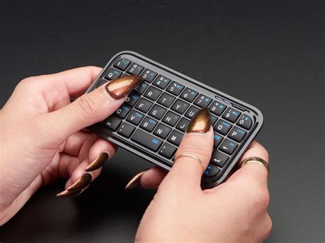 Mini Bluetooth Keyboard – Black | The Pi Hut