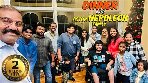 Family Dinner With Actor Napoleon in America - Irfan's View - YouTube