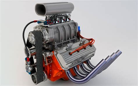 Early Hemi V8 with Blower by SamCurry on DeviantArt