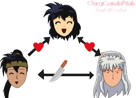 Inuyasha Love Triangle by mangawolfgirl96 on DeviantArt