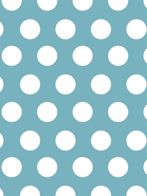 Blue Polka Dot Wallpaper - WallpaperSafari