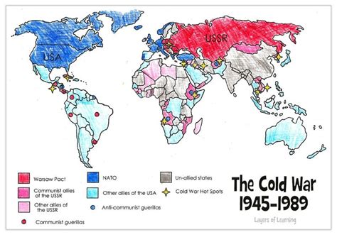 Mapping the Titans of the Cold War World - Layers of Learning