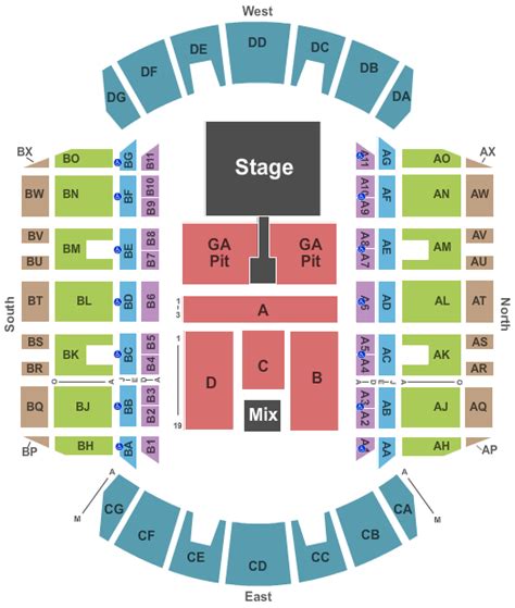 Mississippi Coliseum Seating Chart - Jackson