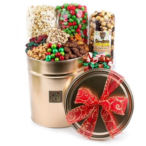 Holiday Tin Gift - 5 LB • Holiday Nut Gift Baskets • Holiday Gifts ...