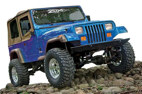 Zone Offroad 4" Leaf Springs Lift Kit 1987-1995 Jeep Wrangler YJ