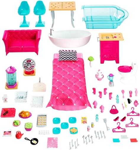 Super Casa De Bonecas Da Barbie Dream House Brinquedo - R$ 1.537,00 em ...