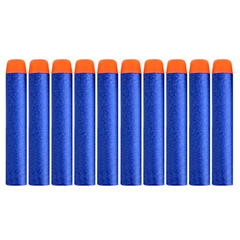 100PCS For Nerf Bullets Soft Hollow Hole Head 7.2cm Refill Darts Toy ...